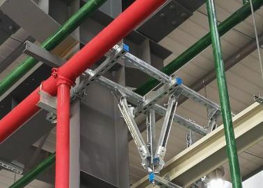 溧水该抗震支架的整体式支吊架结构协调性好